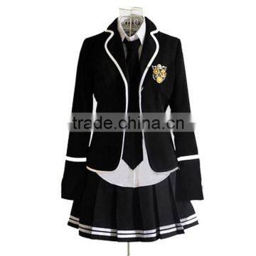 Girl's Formal Felt School Uniform Blazer With Skirt/School Jacket photo-3