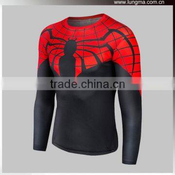 Spandex / Polyester Sublimation Short Sleeve Compression Shirts photo-6