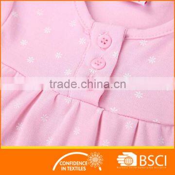 Nice Pink Embroidery Baby Body Romper photo-4