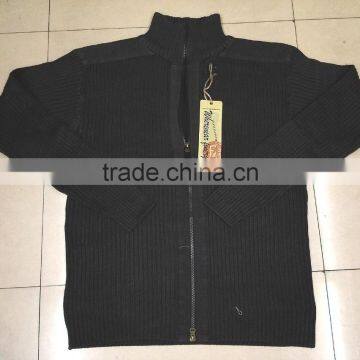 Men sweater zipper front OEM factory in China