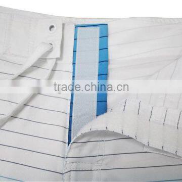 QUCIK DRY BLUE SHORTS FASHIONABLE MENS SWIM TRUNKS WITH BACK ZIP POCKET photo-6