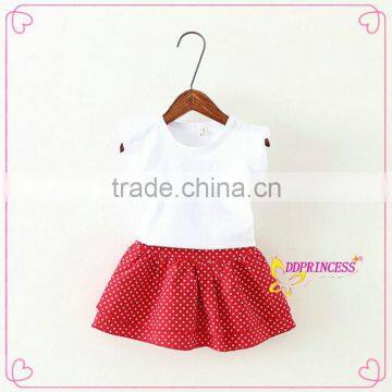 korean style children dress set for girls 1-6 years old baby girl dress