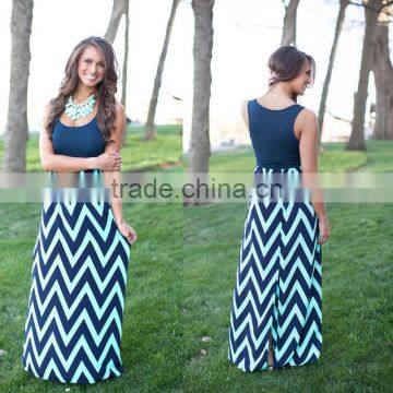 5 sizes plus size royal blue chevron sleeveles fat women evening dress