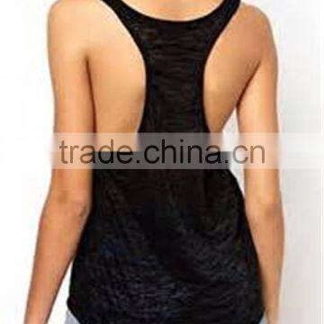 Women fitted tank top from cheap tank tops manufacturer