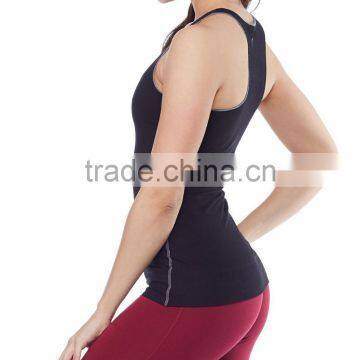 Yoga Tank Top Stretch Elastic Compression Top Vest for Women photo-3