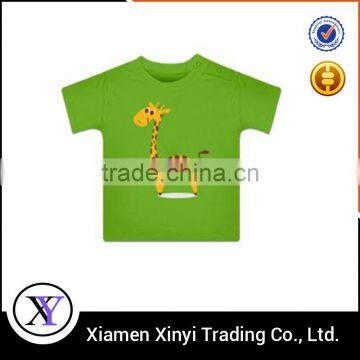 Low MOQ custom fashion kids t shirt with your own logo