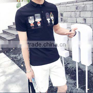 Hot Sale High Quality Custom 100% Cotton New Design Printed Polo Shirt for Men photo-5