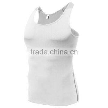 Custom Cheap Plain Gym Vest for Men Stretch Vest photo-2