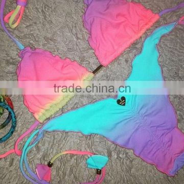 M740 D.Y fashion 2016 ladies women colorful bikini swimwear beachwear