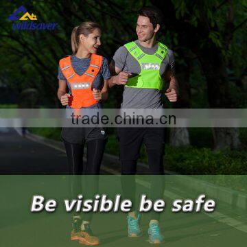 Wholesale LED reflective sports clothes for outdoor men