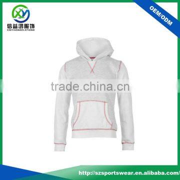 New Arrival light grey big Front pocket 100%polyester Outdoor Girl Training hoody