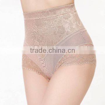 Wholesale Gauze Nylon High Waist Abdomen Drawing Panties photo-2