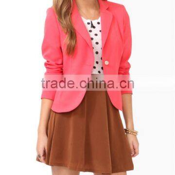 Pleated Pocket Blazer