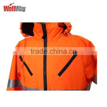 PU Coating UPF 50+ 3m Safety Reflective Red Jacket photo-3