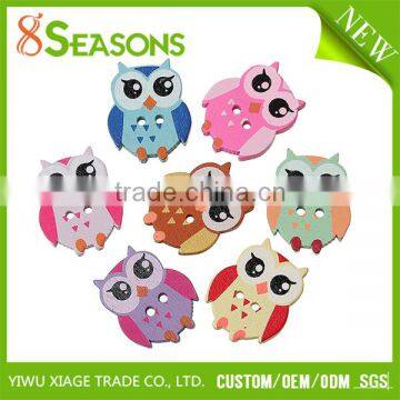 Lowest Price Scrapbooking Owl Halloween 2 Holes At Random Wood Painting Sewing Buttons