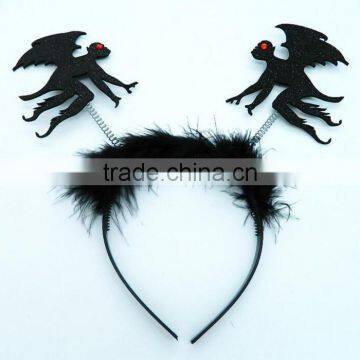 Wholesale Super Cute Halloween Party Kids Headband Demon Antlers Hairband