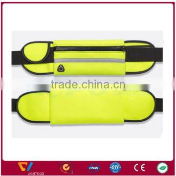 high light Outdoor waterproof reflective Runner Belt Sport Waist Bag