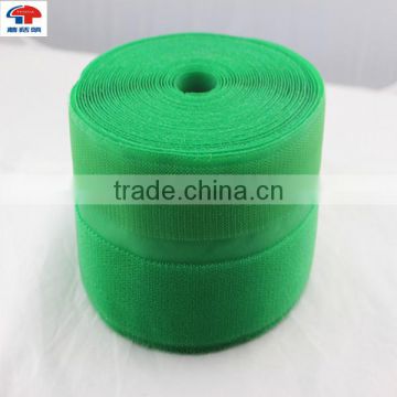 Colorful two in one side hook loop fastening tape