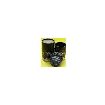 Customized Black Non-toistic Rigid Cardboard Telescoping Paper Tube Box for Gift Packing