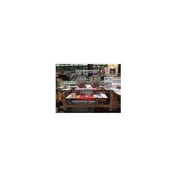 2 Head Cording Cap / Garment Tubular Embroidery Machine , 500 x 450 mm