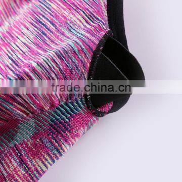 Women's Zip Front Wireless High Impact Active Yoga Sports Bras photo-5