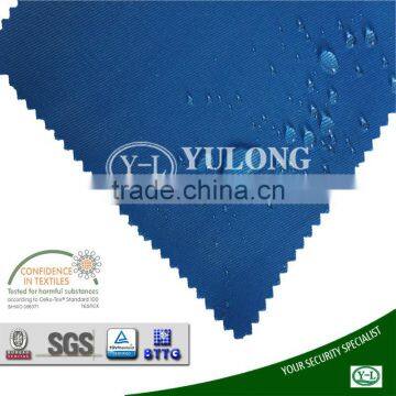 cotton polyester three proof coated finish stain repellent fabric