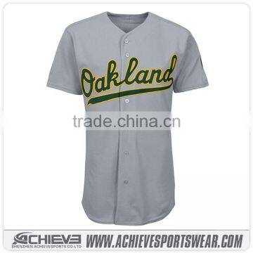 High quality custom korean baseball jersey shirt