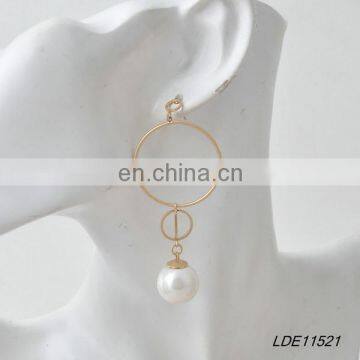 Worn Gold Circle Earring photo-3
