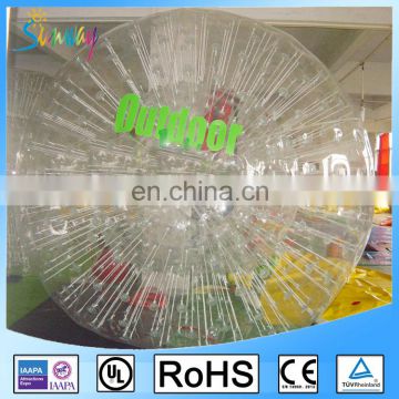 2017 Customized logo Inflatable human baby hamster ball