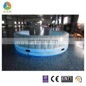 Inflatable Round Sofa With LED Light, Colorful Led Light Inflatable Sofa Bed, Led Inflatable Party Sofa photo-6