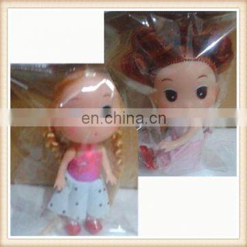 3.5" plastic toy baby doll