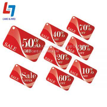 Colorful Supermarket Discount Card With CR80 PVC Material