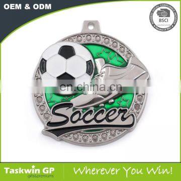 factory wholesale customized 3D metal medal for soccer match