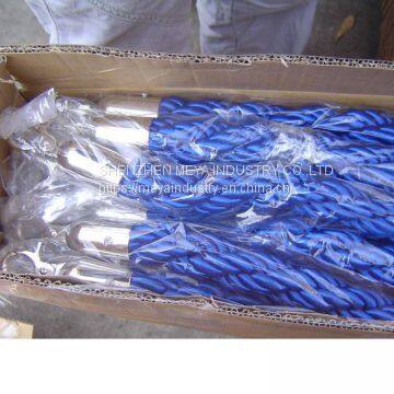 Braided Barrier System Rope With Chrome End photo-2