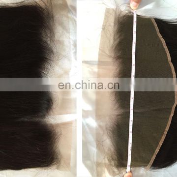 Raw burmese hair extention hair ear to ear lace frontal