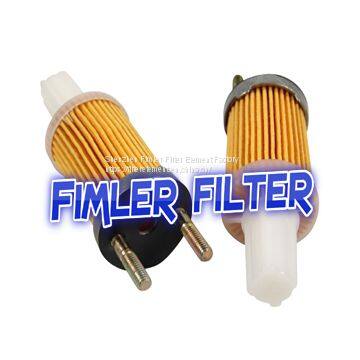 Yanmar Filter 114239-55120, 118400-12520, 119000-55600, 119005-12510, 119005-12511, 119005-12571, 119005-35100