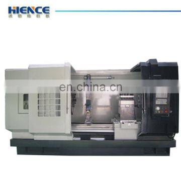 Large swing diameter cnc horizontal big bore flat bed lathe CJK6163B