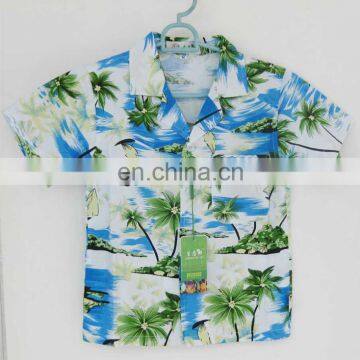 printed design children hawaiian shirts fashion shirts