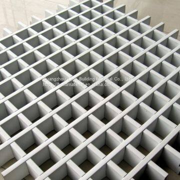 Square Aluminium Grille Grille Ceiling For Supermarkets