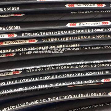 Best Factory Price Retail 100m Steel Wire Braided SAE 1/4'' Rubber Hydraulic Hose High Pressure photo-2