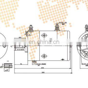 12v 1400w Bi-directional Electric Motor With Carbon Brush photo-5