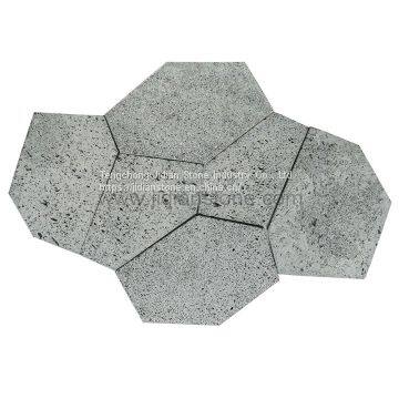 Grey Volcanic Lava Flagstone Natural Stone Patio Paver photo-2