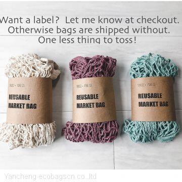 Reusable Produce Bag Zero Waste Reusable Bag Cream photo-4