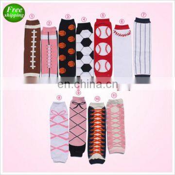 Toddler ball design Leg Warmer Baby Unisex Knee pads Kids Cute knee protector 11styles