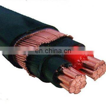 Jinshui 0.6/1KV XLPE Insulation PVC Sheathed CCA Conductor Concentric Cable