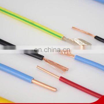 BS6004 stranded copper conductor PVC insulated electrical wire housing wire