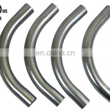 Hot Dip Galvanized EMT Conduit Elbows ERW Seamless Steel Pipe Bends With ANSI Standard UL797 Listed of Conduit Fittings photo-4