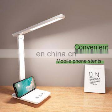 3 Color Temperature Table LED Desk Lamp Office Battery Operated Lamp With Timer Desk Light With Phone photo-5