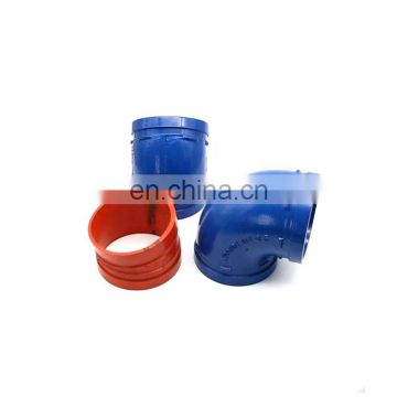 FM Approved ductile cast iron mech grooved pipe fittings manufacturers