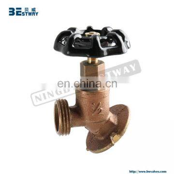 Brass Bibcock With Steel Handle With Ball Seat. Hose End, Nickel Plated photo-7